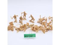 Lot of 64 NEW Tan Japanese Infantrymen WWII 1/32 Scale Marx Toy Soldiers Figures