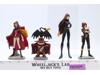 Lot of 4 Space Pirate Captain Harlock Galaxy Express 999 Able Corp. LTD Figures