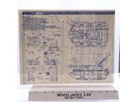 Dominator 1987 ORIGINAL Instructions / Blueprints G.I. Joe Hasbro