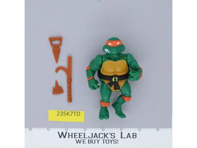 Michaelangelo HARD HEAD Teenage Mutant Ninja Turtles TMNT 1988 Playmates Vintage