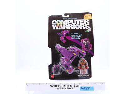 Megahert Evil Virus Commander Computer Warriors 1989 Mattel Figure NEW SEALED