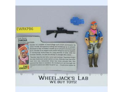 Zandar V1 100% Complete G.I. Joe 1986 Hasbro Vintage Action Figure