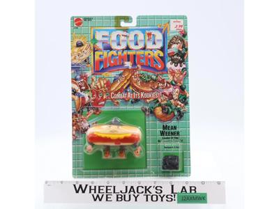 Mean Weener Food Fighters 1988 Mattel Vintage Action Figure NEW MOSC SEALED