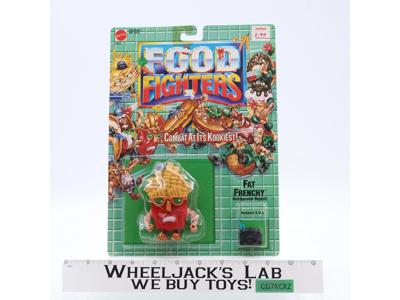 Fat Frenchy Food Fighters 1988 Mattel Vintage Action Figure NEW MOSC SEALED