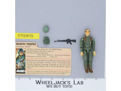 Grunt V1 Straight Arms 100% Complete 1982 G.I. Joe Hasbro Vintage Action Figure