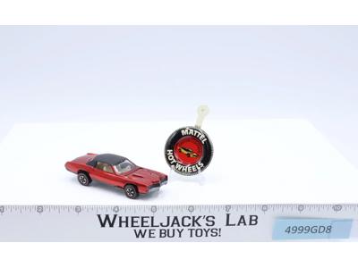 Custom Eldorado Red 1968 Hot Wheels Mattel Vintage Redline RL WITH BUTTON
