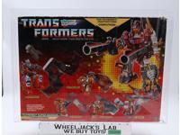 Computron Combiner Giftset G1 Transformers 1987 Hasbro in Acrylic Case