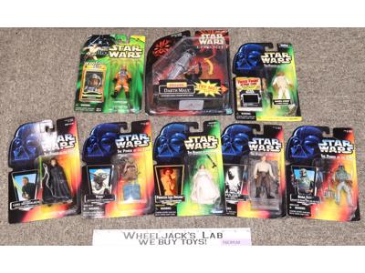 Lot of 8 Star Wars Episode 1 & POTF Hasbro Kenner Action Figures NEW SEALED