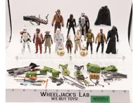 Lot of 14 Star Wars Figures W/ Vehicles and Accessories