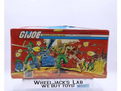 GI Joe Collectors Case 24 Action Figures W/TRAY 1984 Tara Toy Accessory
