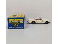 Mercedes-Benz 230SL 27 W Original Box Lesney Matchbox 1960's England