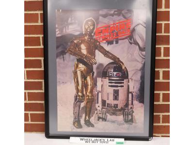 R2-D2 & C-3PO Star Wars ESB 1980 Vintage Original Poster 28 x 20