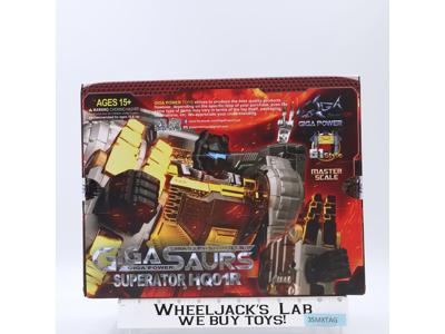 Gigasaurs Superator HQ01R Gold Giga Power Toys Action Figure NEW MIB