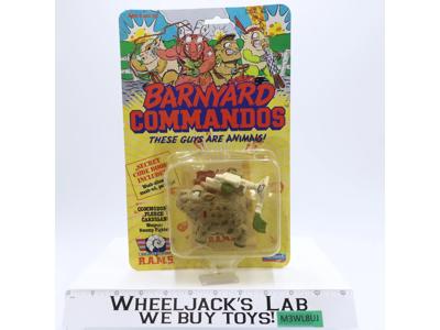 Commodore Fleece Cardigan Barnyard Commandos 1989 Playmates NEW MOSC SEALED