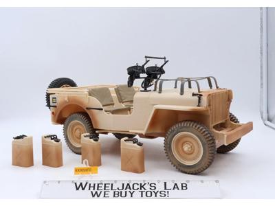 Jeep Desert Patrol Willy's Jeep GI Joe 2002 Hasbro Action Figure Vehicle