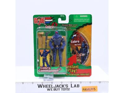 Cobra Commander GI Joe Vs Cobra 2003 Hasbro Spy Troops w/ CD-ROM NEW MOSC SEALED