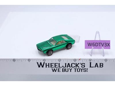 Custom AMX Green 1968 1969 Redline Hot Wheels Mattel Vintage RL White Interior
