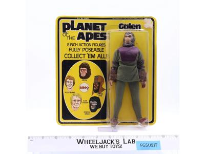 Galen 8" Planet Of The Apes 1974 Mego Action Figure Vintage MOSC UNPUNCHED