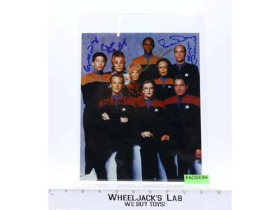 The Cast of Star Trek Voyager Picardo Dawson McNeil AUTOGRAPHED Picture
