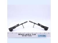 Hydrofoil Moray Side Cannon Gun PAIR 1985 GI Joe Hasbro Vintage Figure Vehicle