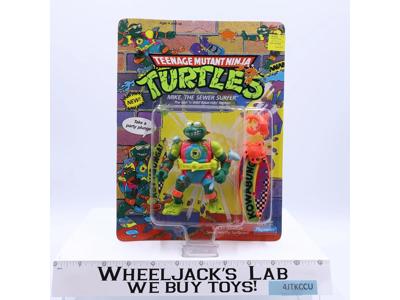 Mike the Sewer Surfer Teenage Mutant Ninja Turtles TMNT Playmates MOSC UNPUNCHED
