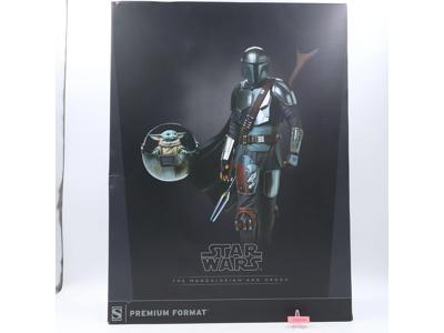 The Mandalorian & Grogu Statue Star Wars Sideshow Collectibles 0056/7500