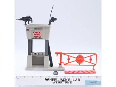 Check Point Alpha Battle Station 100% Complete GI Joe 1985 Hasbro Action Figure