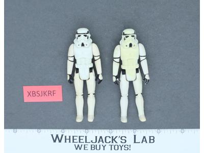 Lot of 2 Star Wars Imperial Stormtroopers 1980s Kenner Vintage Action Figures