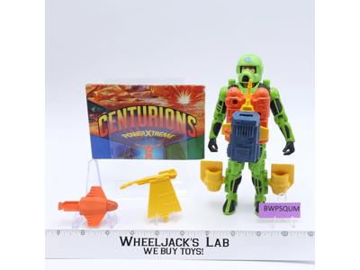 Max Ray w/Cruiser 100% Complete Centurions 1986 Kenner Vintage Action Figure