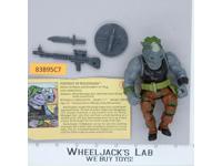 Rocksteady SOFT HEAD Complete Teenage Mutant Ninja Turtles TMNT Playmates 1988