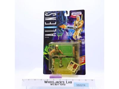 Space Marine Drake W/ Comic Aliens 1992 Kenner Vintage Action Figure NEW SEALED