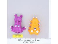 Mini Ghost Traps Orange & Purple 100% Complete 1987 Ghostbusters Vintage Figures