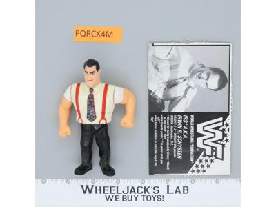 Irwin R. Schyster IRS 100% Complete WWF WWE Hasbro Wrestling 1990 Titan Sports