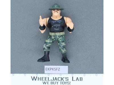 Sgt. Slaughter 100% Complete WWF WWE Wrestling 1991 Hasbro Vintage Action Figure
