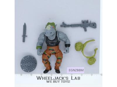 Rocksteady HARD HEAD 100% Complete Teenage Mutant Ninja Turtles 1988 Playmates