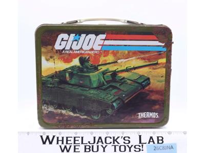 GI Joe Metal Lunch Box GI Joe A Real American Hero Thermos 1982 Vintage