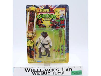 Splinter Movie III Teenage Mutant Ninja Turtles TMNT Playmates UNPUNCHED SEALED