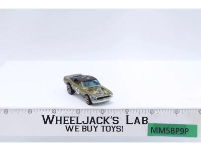 Mustang Boss Hoss Olive Green 1969 1971 Redline Hot Wheels Mattel RL Black Roof