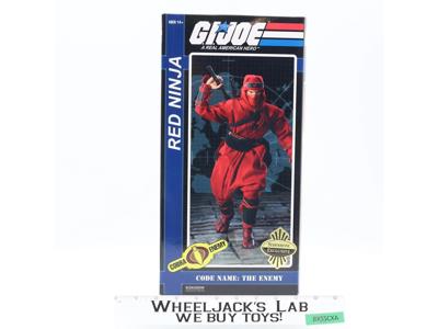 Red Ninja GI Joe 2010 Sideshow Collectibles 12" Action Figure NEW MIB