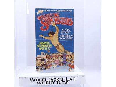 Jimmy Superfly Snuka Original Poster 12x7.5 1985 WWF LJN Wrestling Vintage