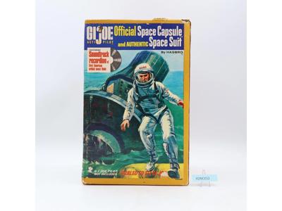 Official Space Capsule, Suit & Record W/Box Sears Exclusive Hasbro 1966 Vintage