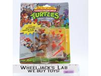 Creepy Crawlin' Splinter Wacky Action TMNT 1990 Playmates Figure MOSC NEW