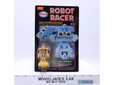 Surf-Finder #4 W/Pull & Go Motor Gobot KO Robot Racer 1980s Esso Figure MOSC