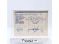 Cobra C.L.A.W. Covert Light 1983 ORIGINAL Instructions Blueprints G.I. Joe