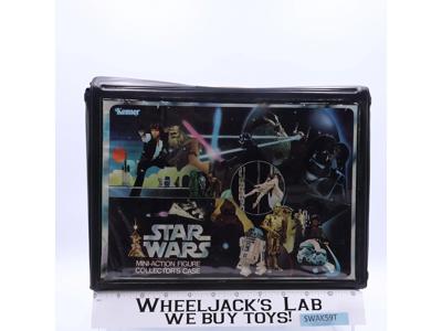 Star Wars Vinyl Collector's Case W/Insert & STICKERS 1977 Kenner Carry Case
