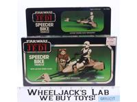 Speeder Bike 100% Complete W/Box Star Wars ROTJ 1983 Kenner Vehicle MINT
