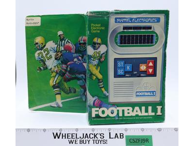 Mattel Electronics Football I WORKS 1978 Pocket Handheld Game W/ Original Box