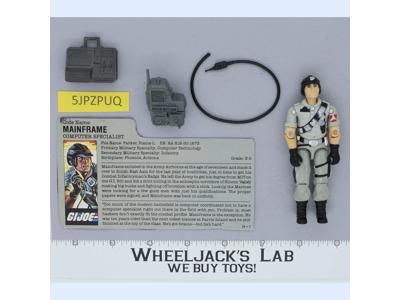 Mainframe V1 100% Complete G.I. Joe 1986 Hasbro Vintage Action Figure