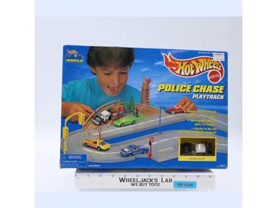 #65738 World Police Chase Hot Wheels 1996 Mattel Playset NEW SEALED
