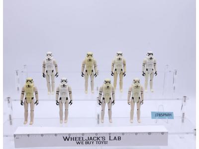 Lot of 8 Star Wars Imperial Stormtroopers 1980s Kenner Vintage Action Figures